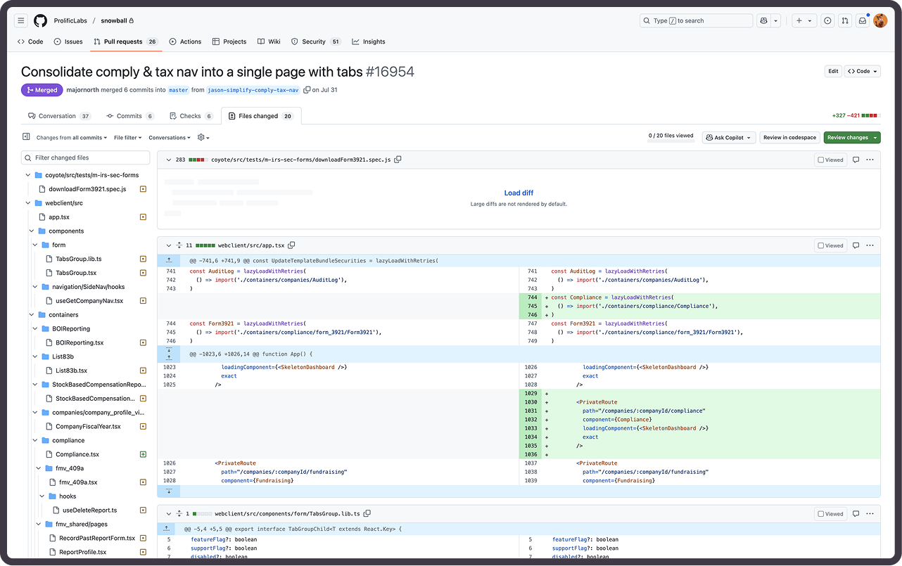 Pulley.com Pull Request